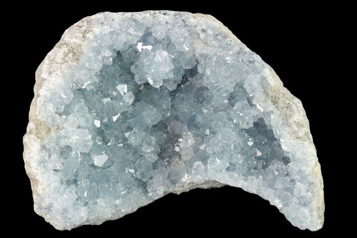 Sky Blue Celestine (Celestite) Crystal Cluster - Madagascar #133758